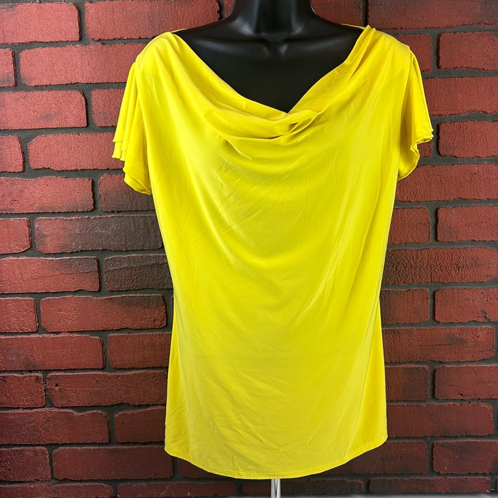 Candid Soul Womans Large Yellow Blouse – Casual‎ Everyday Top